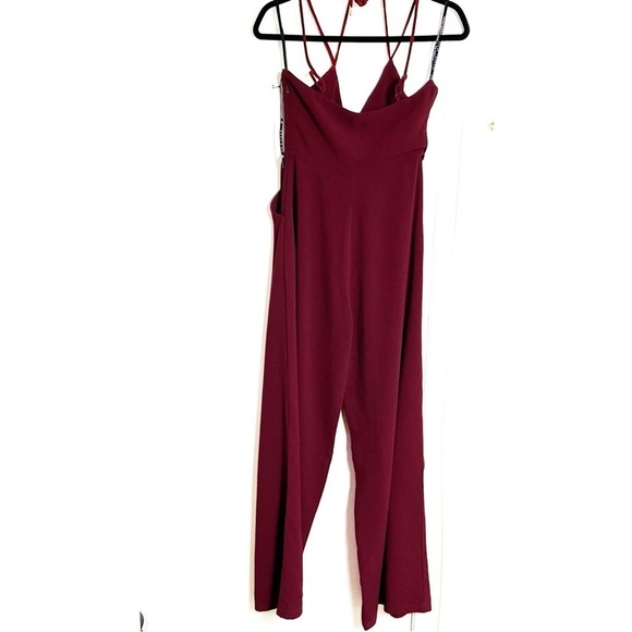 MARY & MO Women’s Ox Blood Jumpsuit - Small - Picture 3 of 10